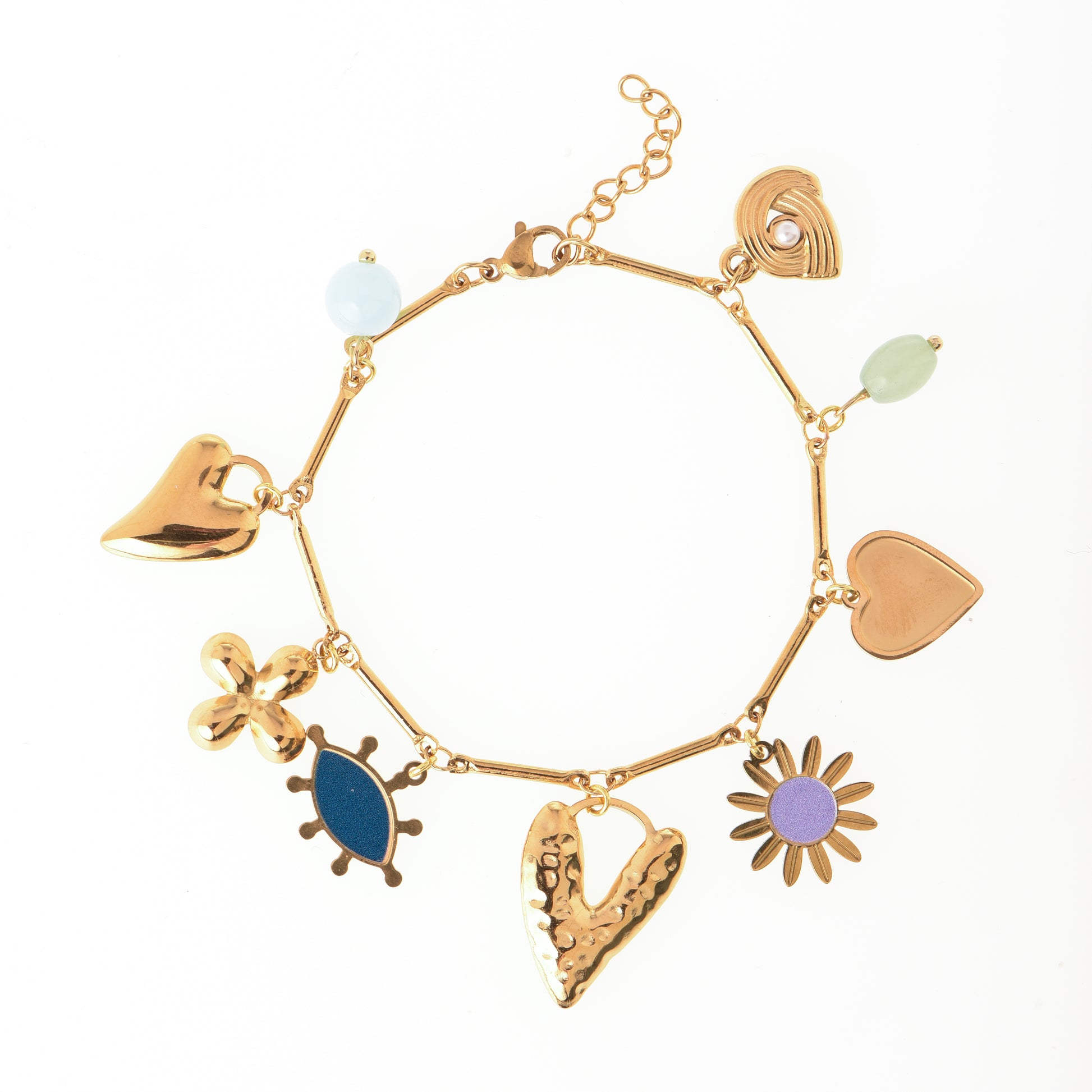 Bracciale con charm dorato - Bracciale Amulet Charm