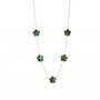 Collana dorato - Collana Quadrifoglio Green Gold