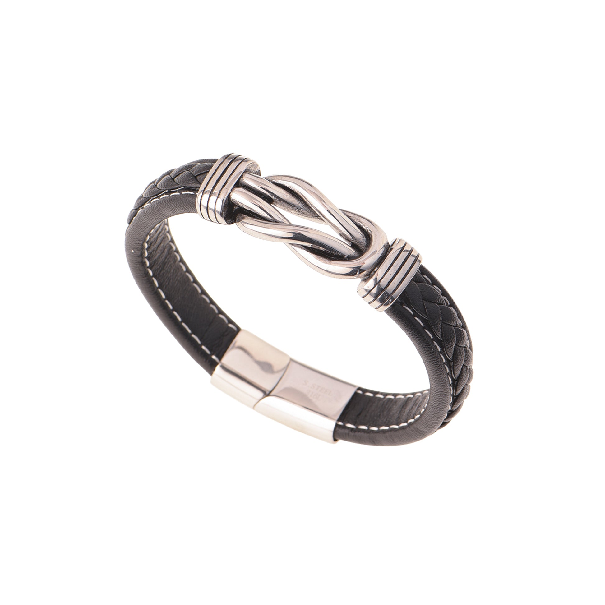 Bracciale in acciaio inossidabile - Bracciale Uomo Knot