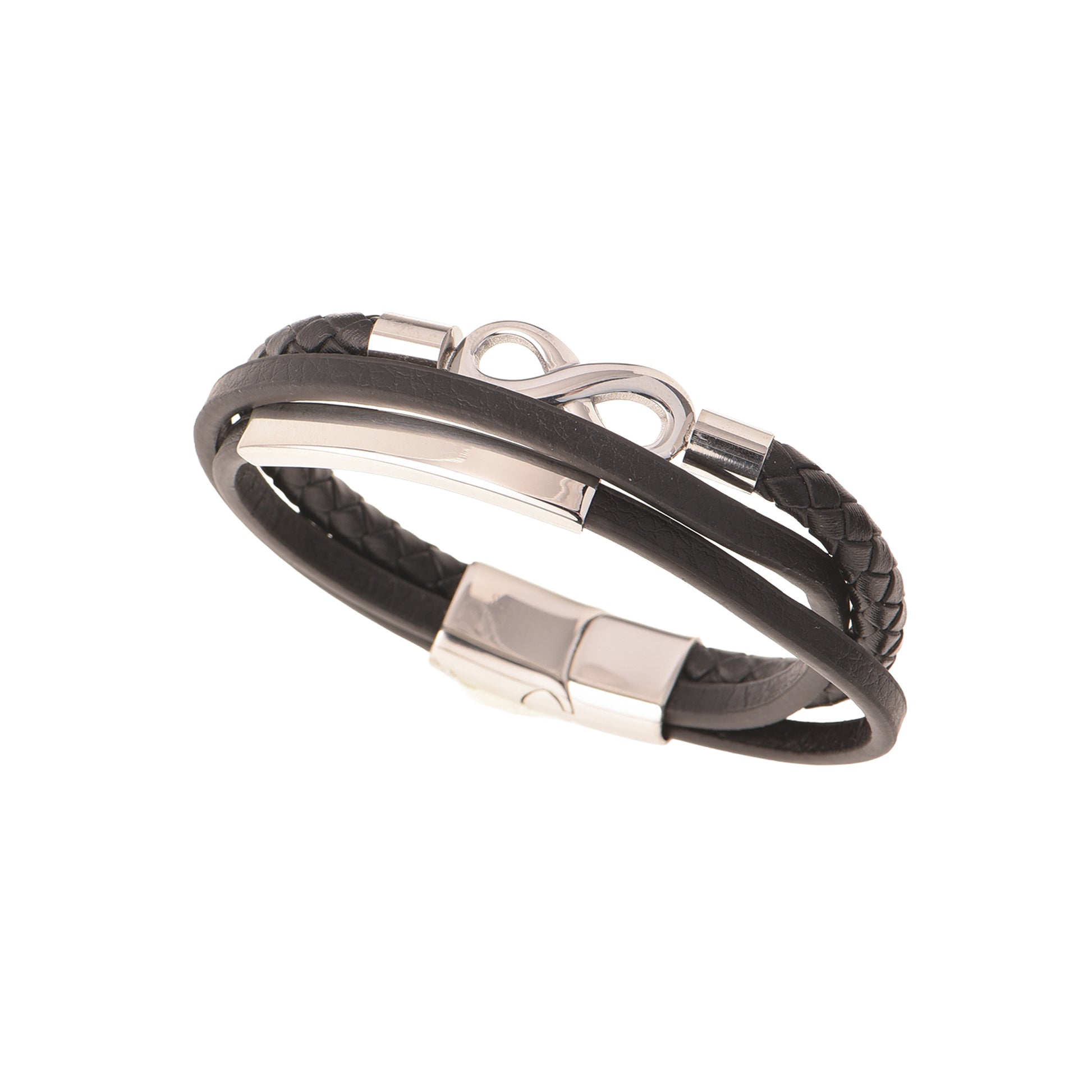 Bracciale in acciaio inossidabile - Bracciale Uomo Endless