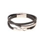 Bracciale in acciaio inossidabile - Bracciale Uomo Endless