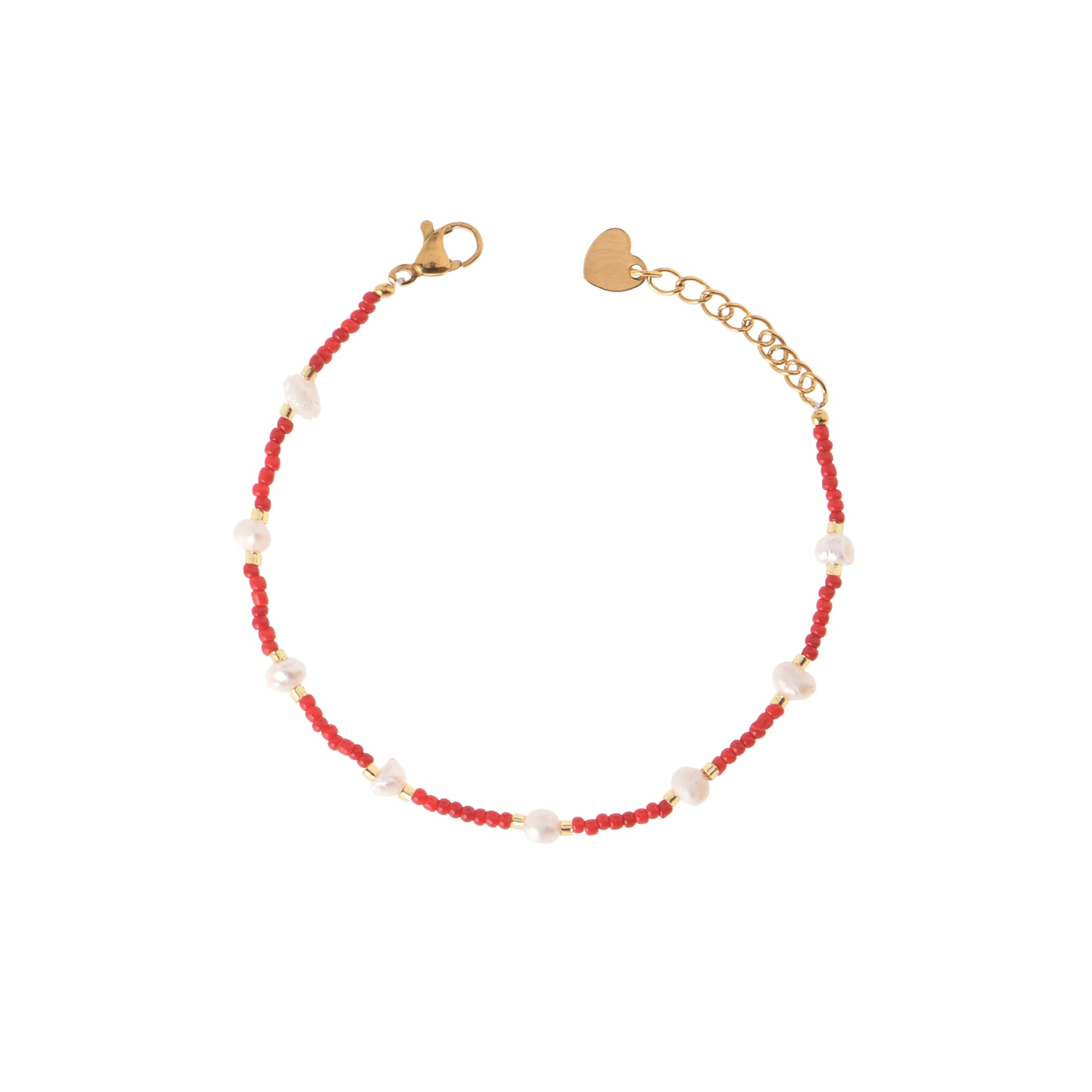 Bracciale dorato - Bracciale Sea Pearl & Coral