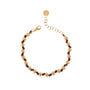 Bracciale dorato - Bracciale Sun Knot Brown