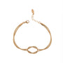 Bracciale a cerchio dorato - Bracciale Eternal Knot Big