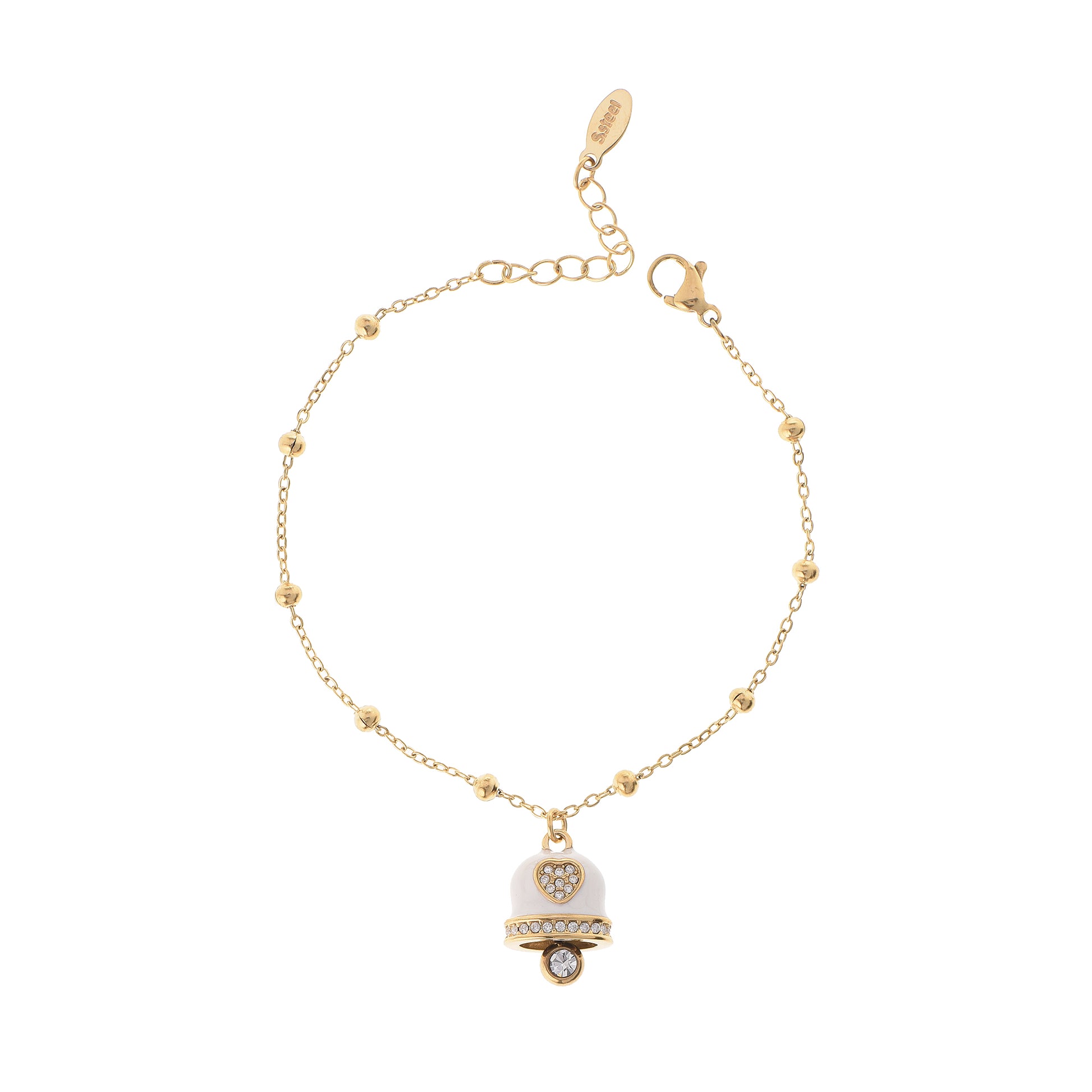 Bracciale dorato - Bracciale Celestial Gold & White