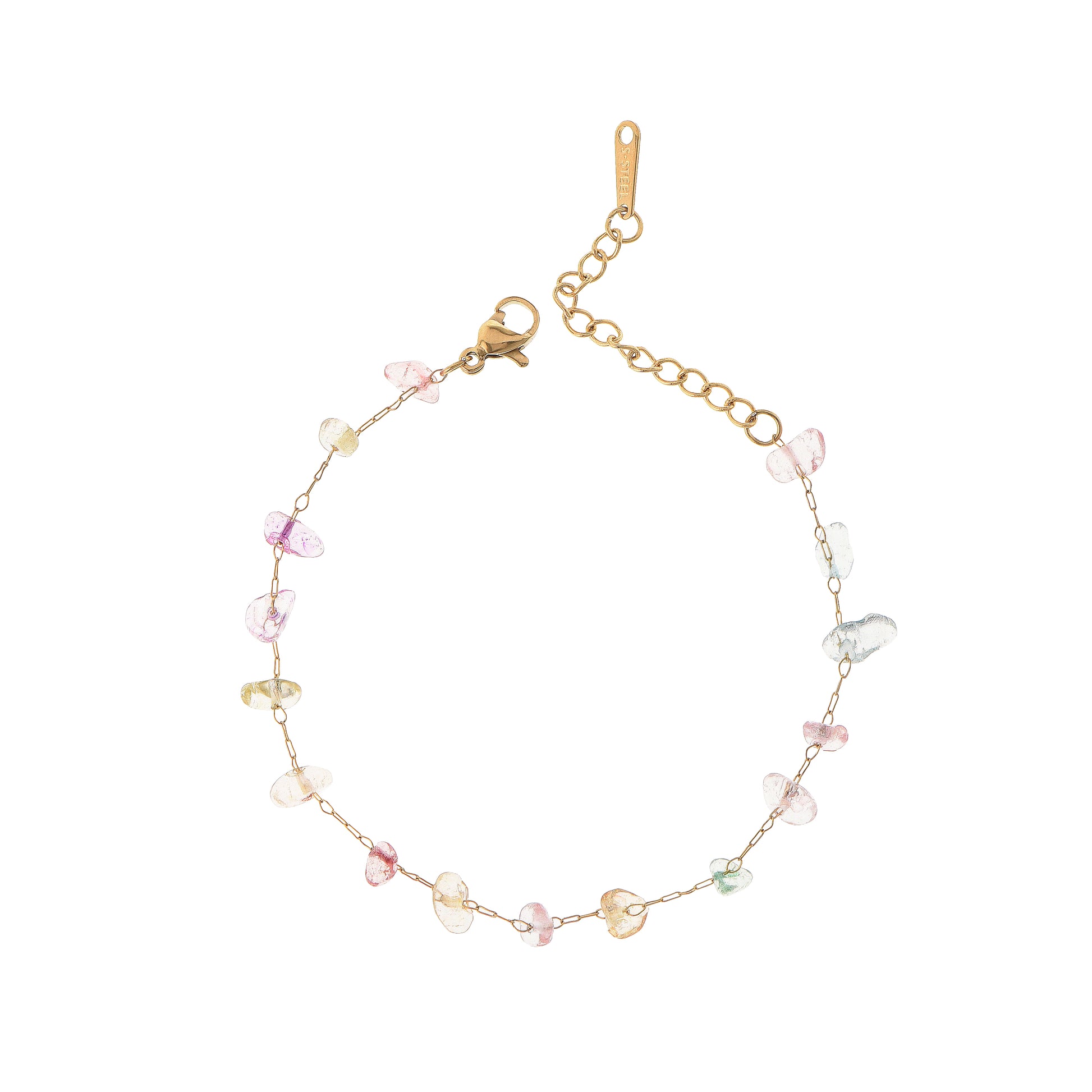 Bracciale dorato - Bracciale Multicolor Ultralight