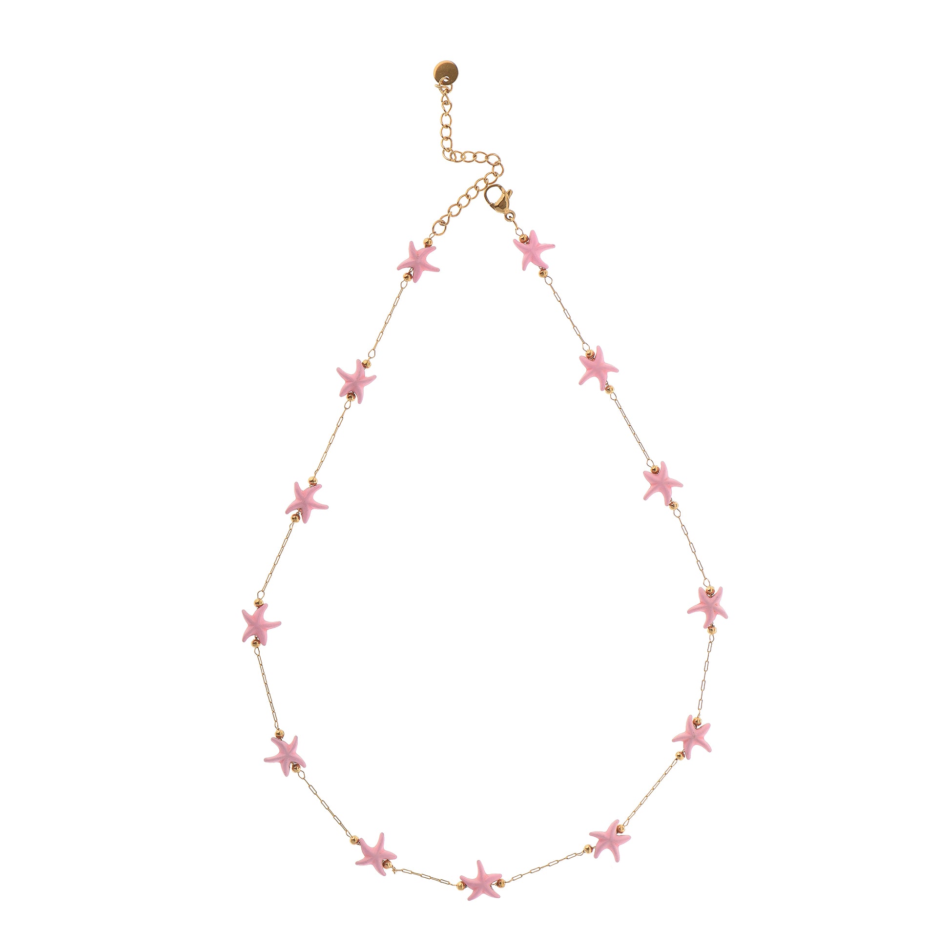 Collana dorato - Collana Ultralight Starfish Rose