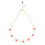 Collana con charm dorato - Collana Ultralight Flower Red