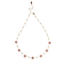 Collana con charm dorato - Collana Ultralight Flower Brown