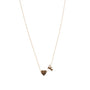Collana con cuore dorato - Collana Love F