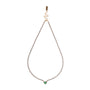Collana pendenti con cuore dorato - Collana Gold Emerald Heart