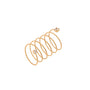 Anello dorato - Anello Gold Spiral Diamonds