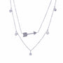 Collana pendenti con cuore - Collana Arrow Love