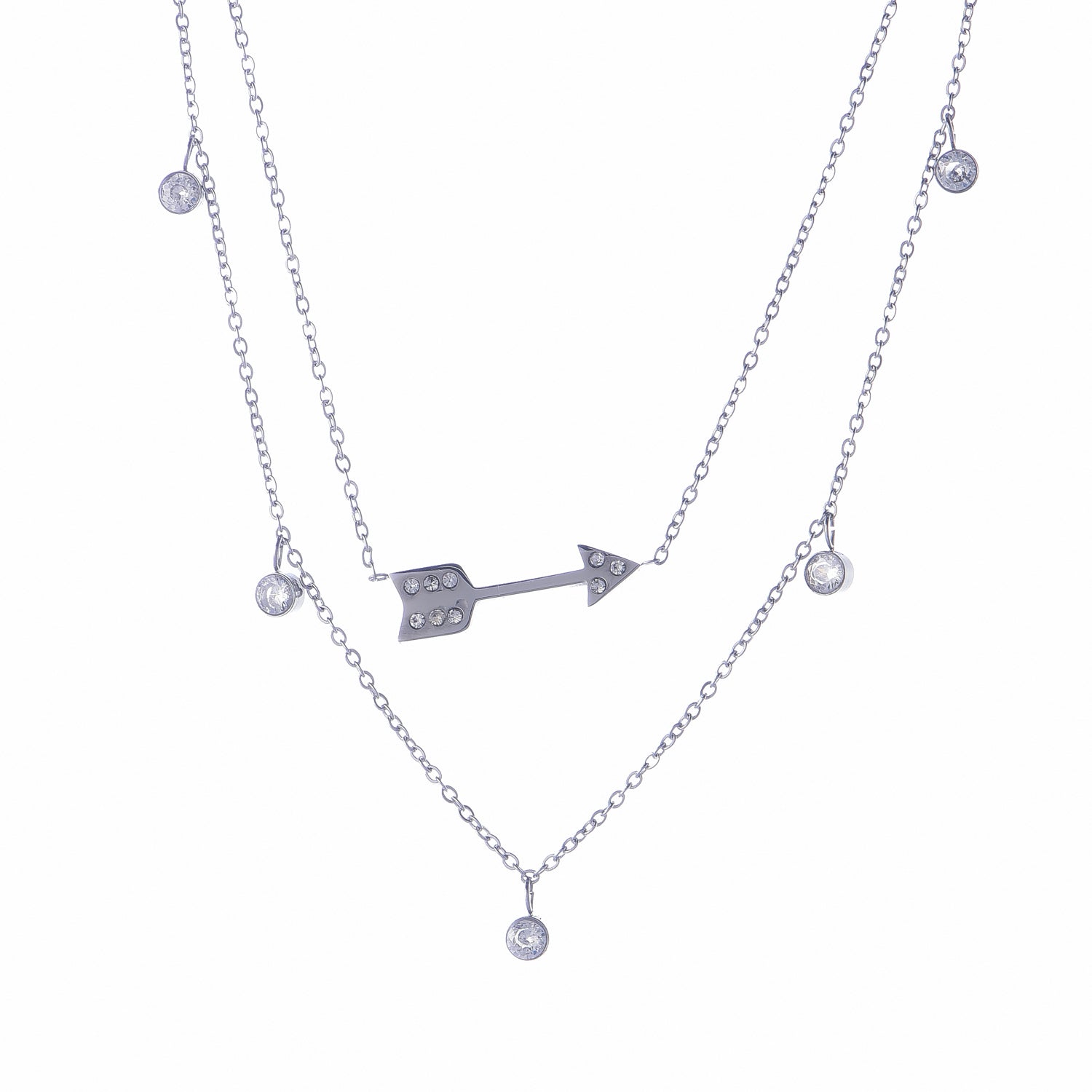 Collana pendenti con cuore - Collana Arrow Love