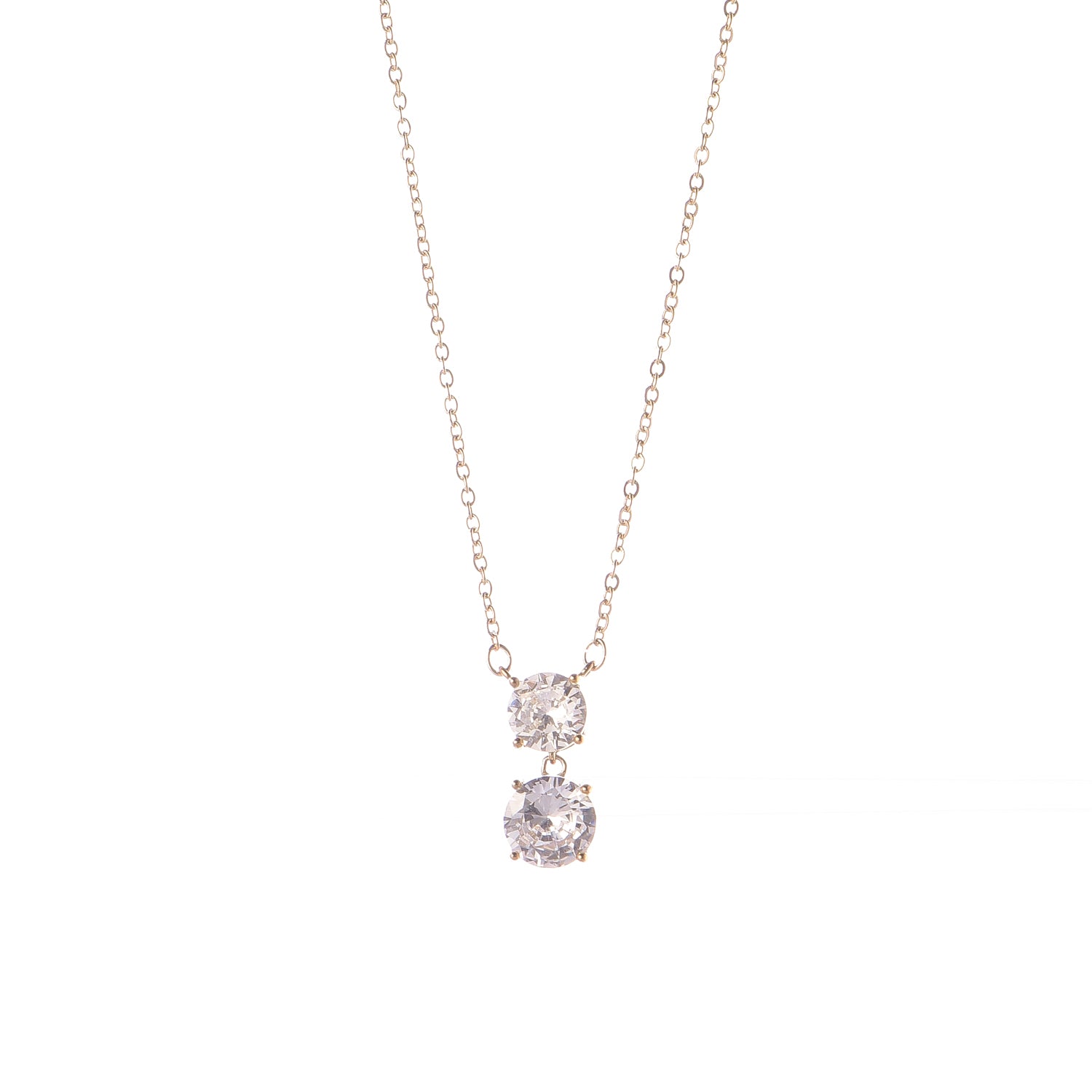 Collana pendenti dorato - Collana Rose Glow
