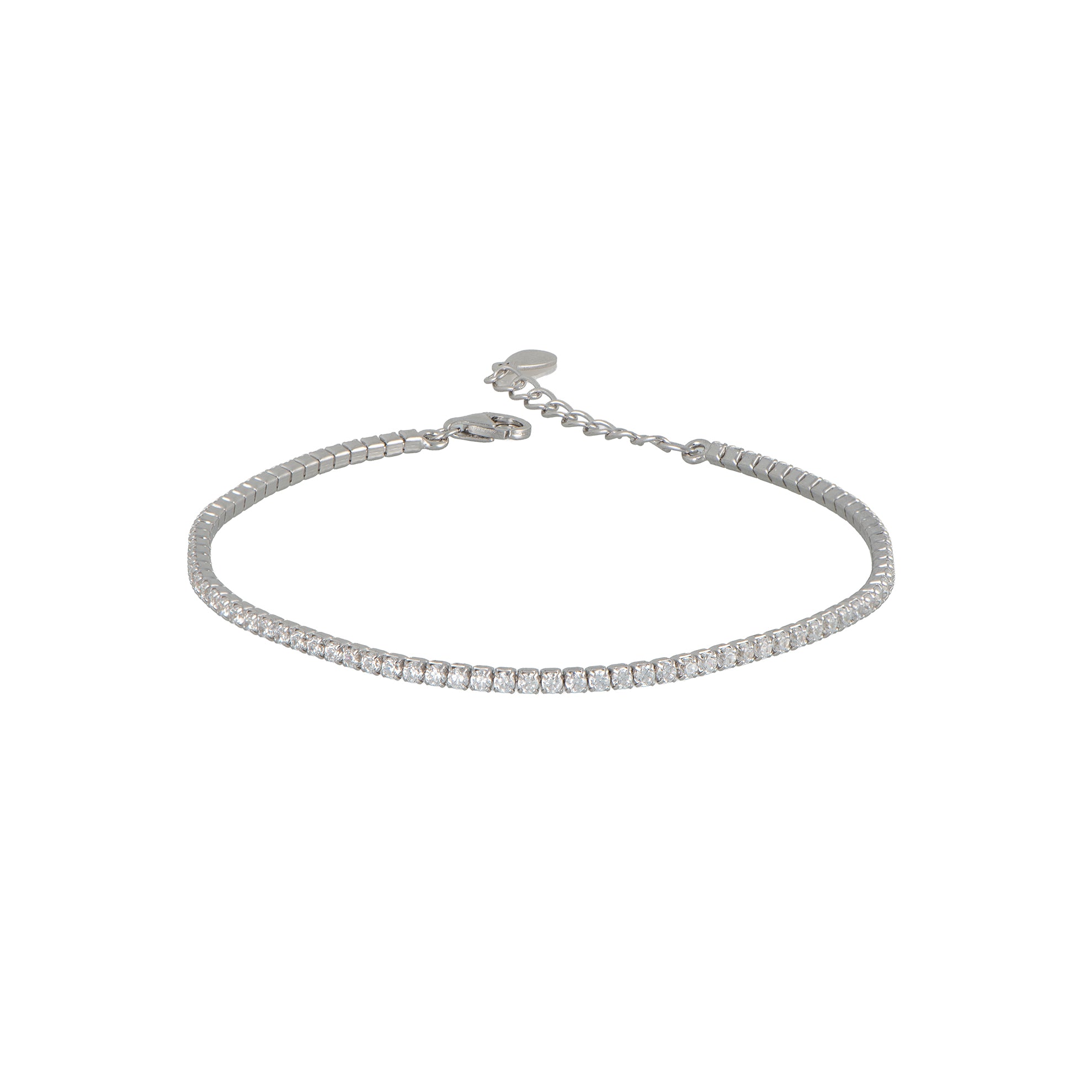 Gioiello in argento 925 con zirconi - Tennis Silver Clear