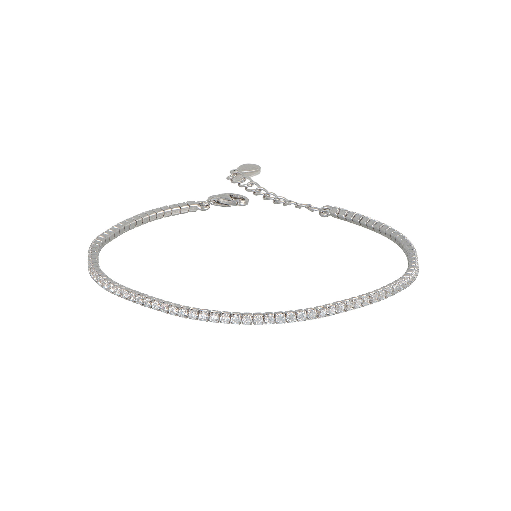 Gioiello in argento 925 con zirconi - Tennis Silver Clear