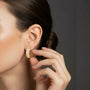 Orecchini in argento 925 con zirconi - Orecchini Majestic White Glow Gold