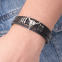 Bracciale in acciaio inossidabile - Bracciale Uomo Iron bull