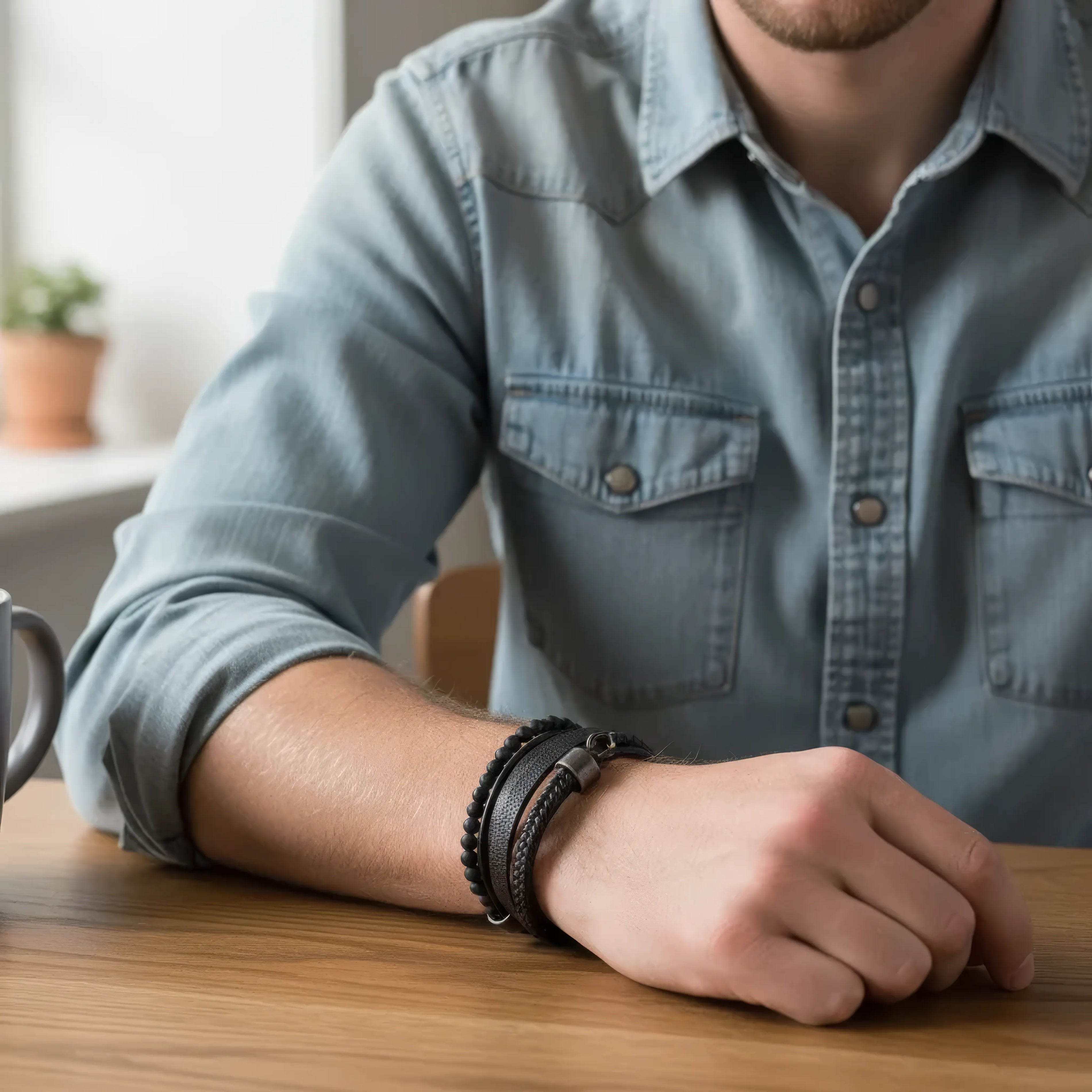 Bracciale Uomo Multilace