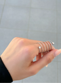 Anello - Anello Silver Spiral Diamonds