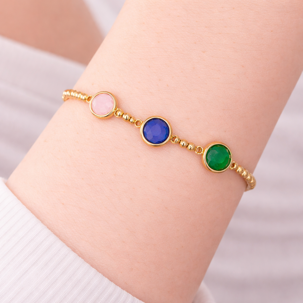Bracciale dorato - Bracciale Radiant Trio Bracelet