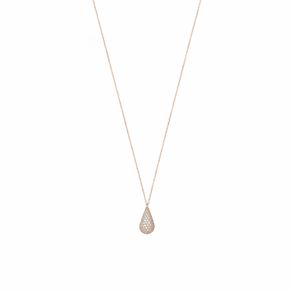 Collana dorato - Collana Drop of Light