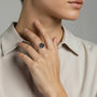 Anello in argento 925 - Anello Lucky Argento 925 Black