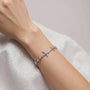 Bracciale dorato con zirconi - Bracciale Starfish
