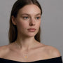 Collana pendenti con cuore dorato - Collana Gold Love