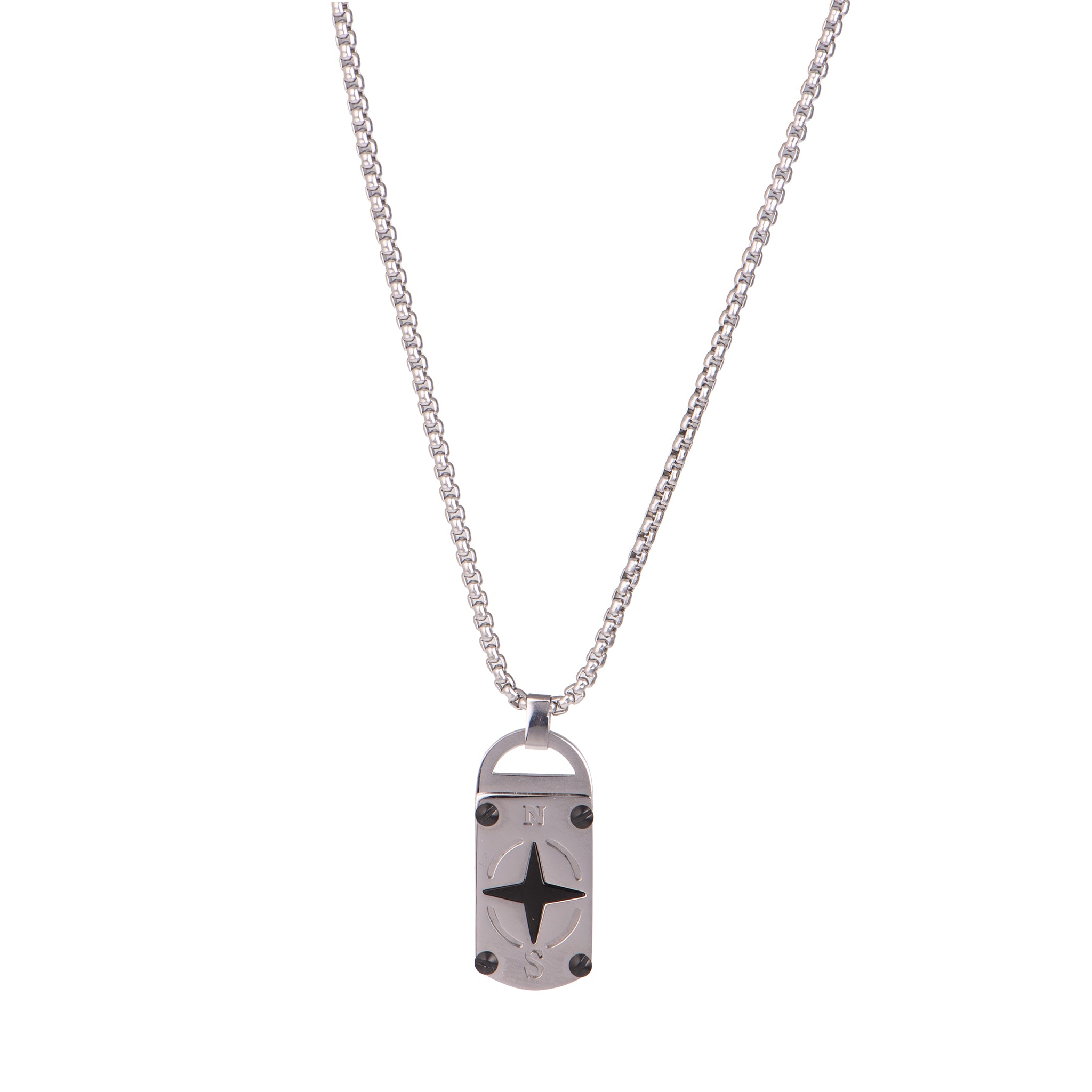 Collana Man Compass Star