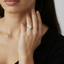 Anello in argento 925 con zirconi - Anello Luce Eterna