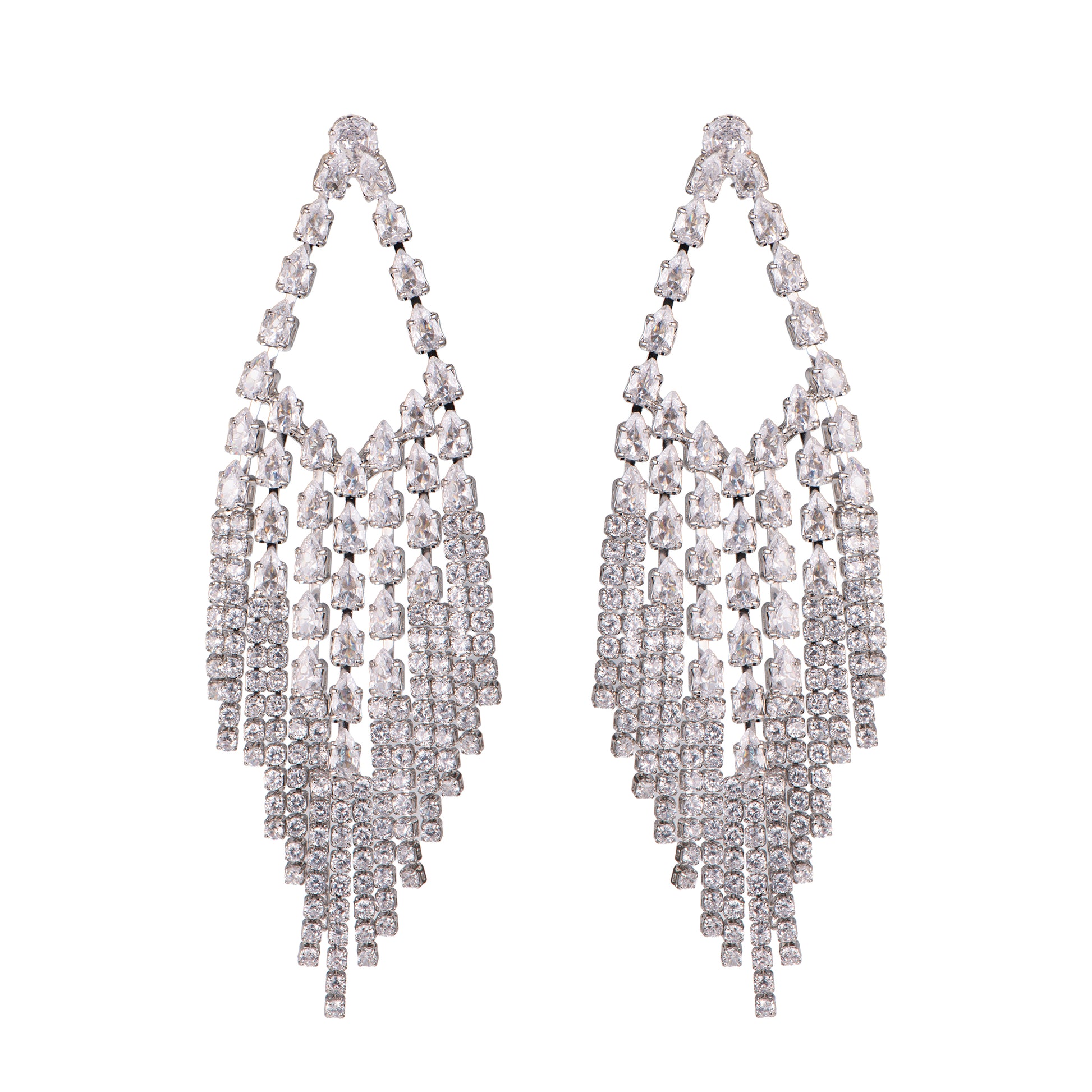 Orecchini in argento 925 - Orecchini Crystal Rain Silver