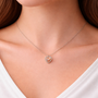 Collana pendenti con cuore - Collana Amber Heart