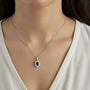 Collana pendenti in argento 925 - Collana Luce Eterna Blue Royale