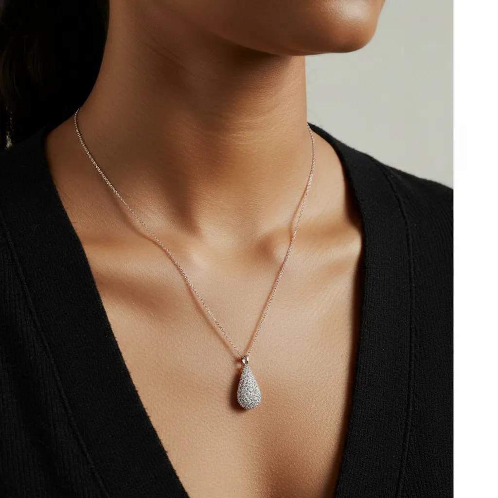 Collana pendenti - Collana Pure Silver Drop