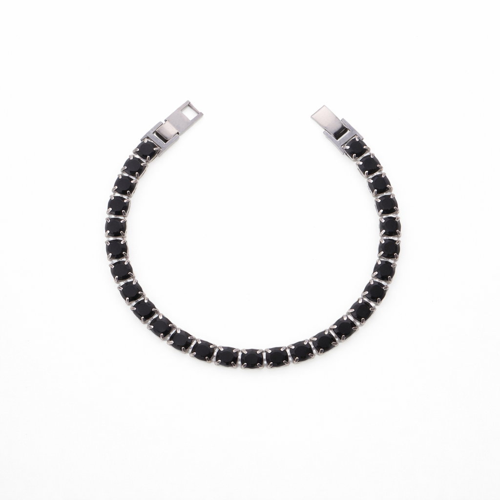 Bracciale in acciaio inossidabile - Bracciale Black Royale