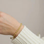 Bracciale dorato - Bracciale Sun Knot Lime
