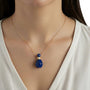 Collana pendenti in argento 925 - Collana Argento Parfume Dark Blue