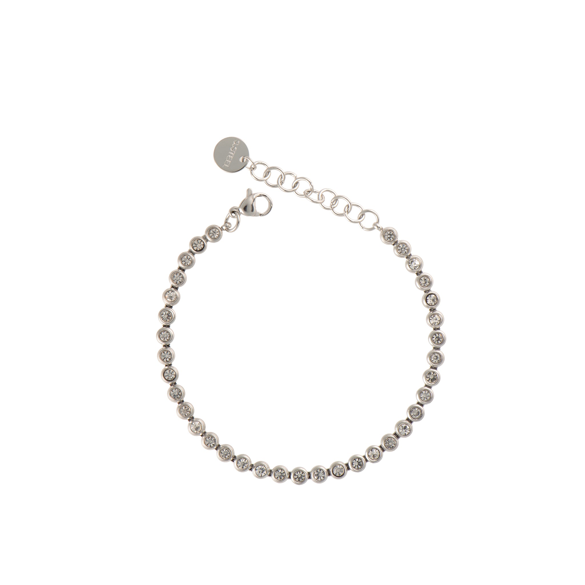 Bracciale Crystal Circle Silver