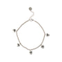 Cavigliera pendenti con cuore con charm dorato - Cavigliera Love Drops