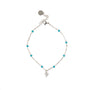 Cavigliera con cuore con charm con zirconi - Cavigliera Selah