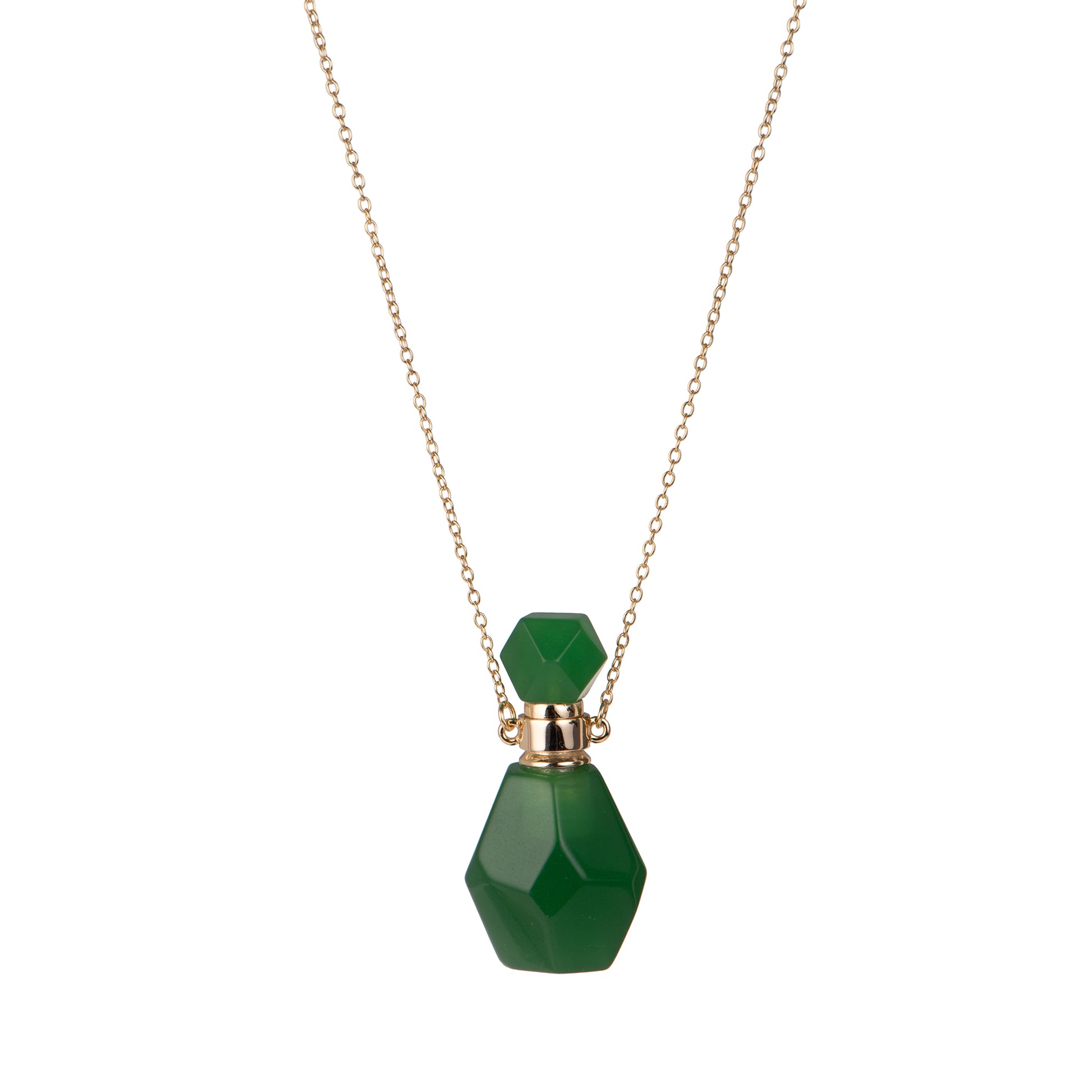 Collana pendenti in argento 925 - Collana Argento Parfume Green