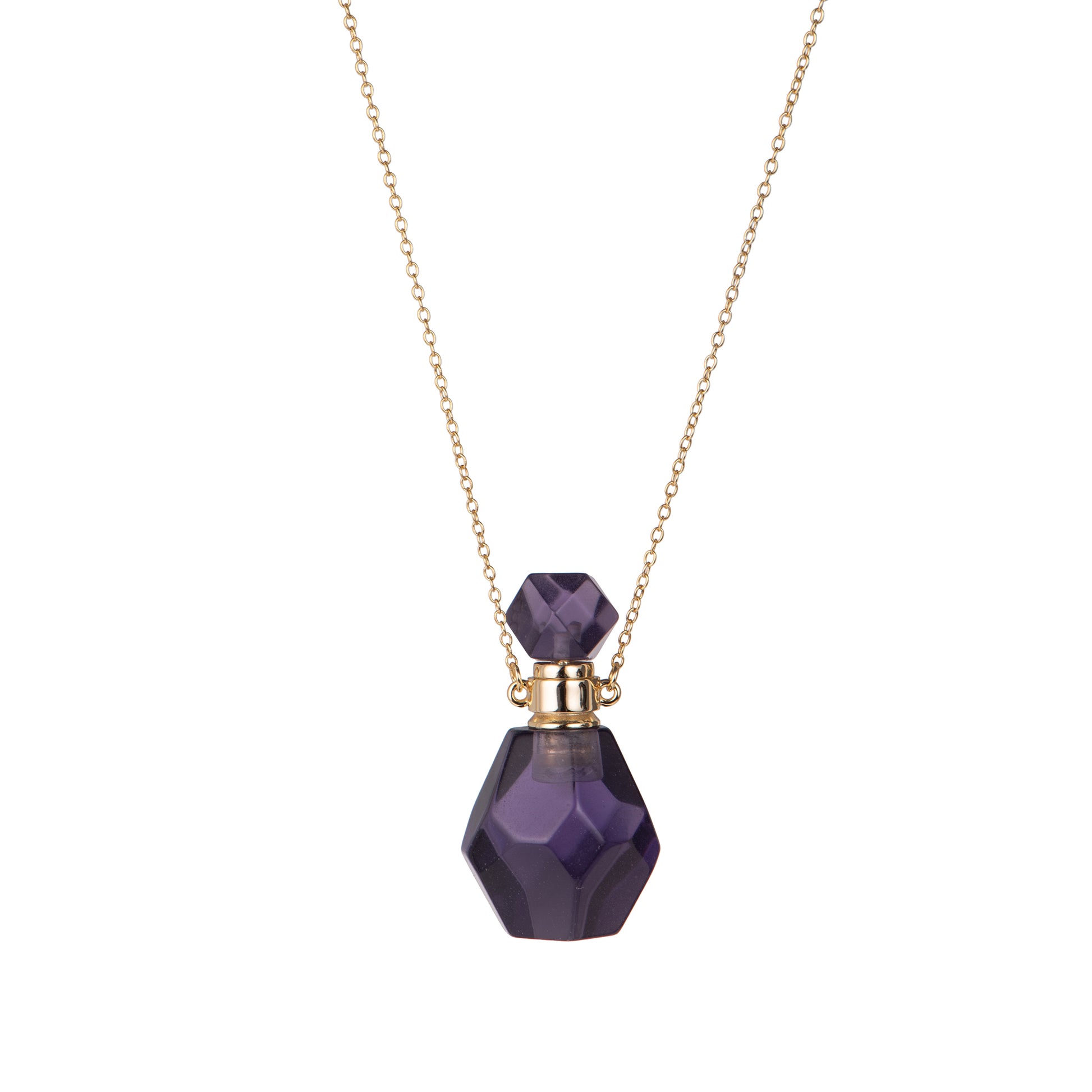 Collana pendenti in argento 925 - Collana Argento Parfume Violet