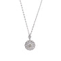 Collana pendenti in argento 925 con zirconi - Collana Silver Flower