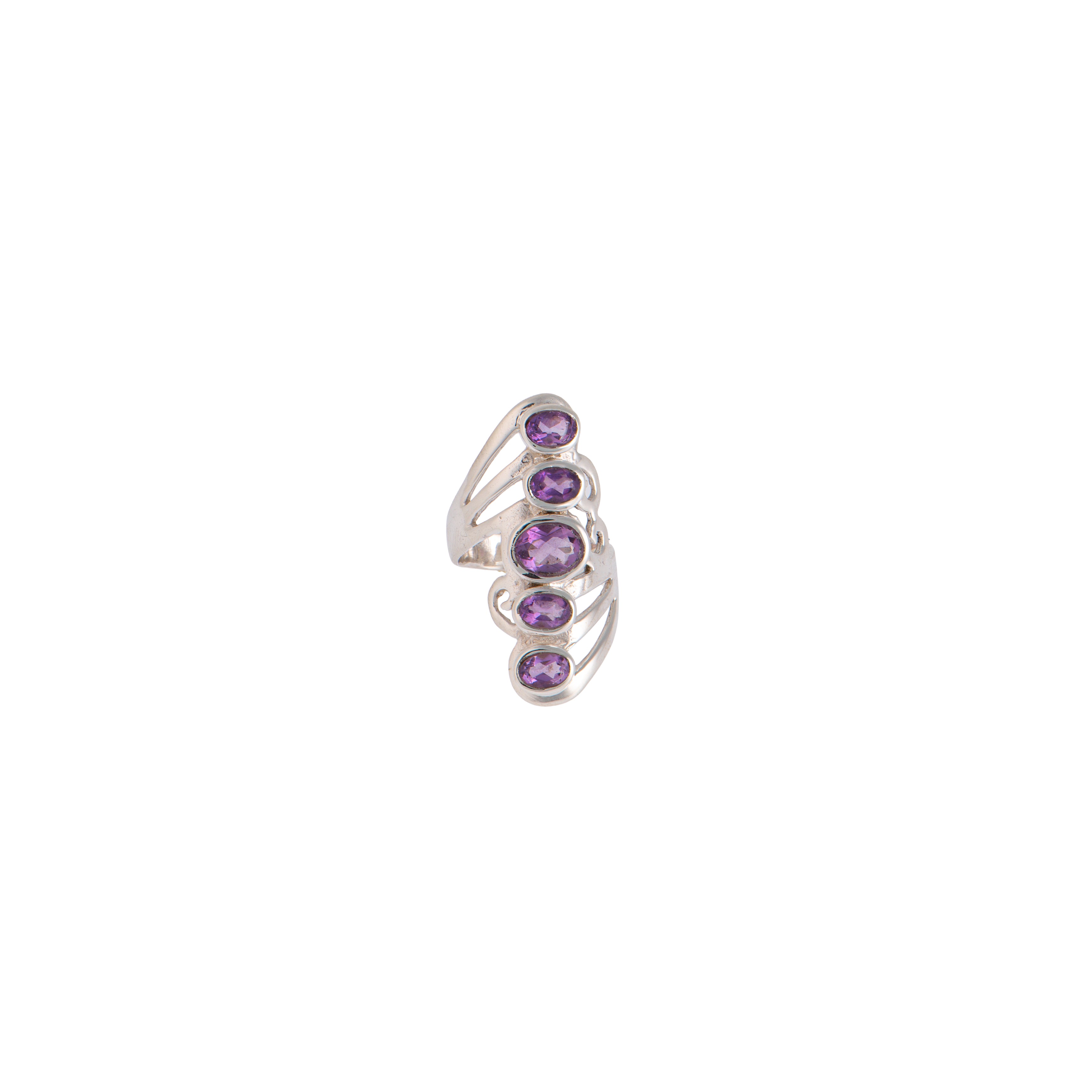 Anello - Anello Zenia Six Purple Gems - FOTO 2