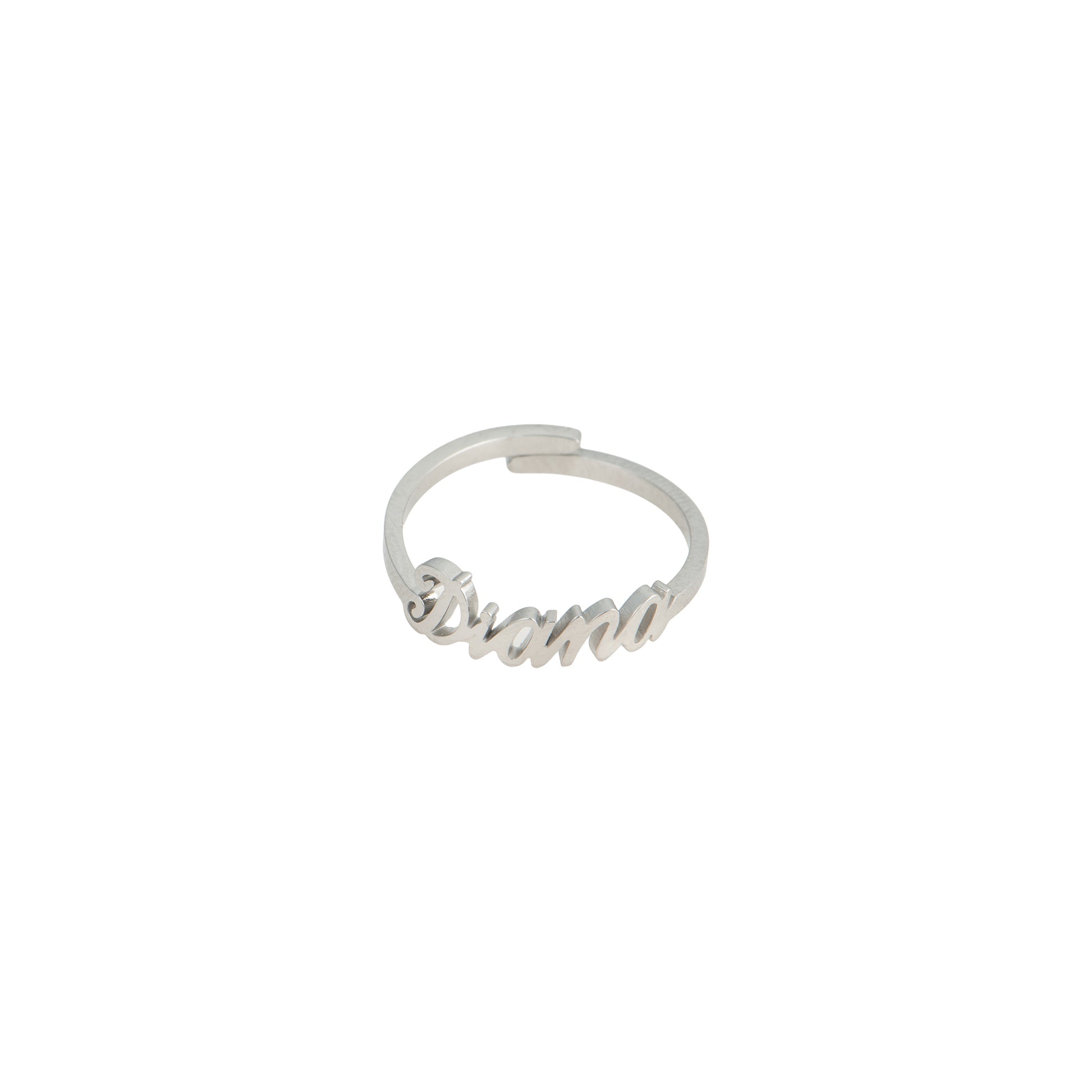 Anello argentato - Anello Diana