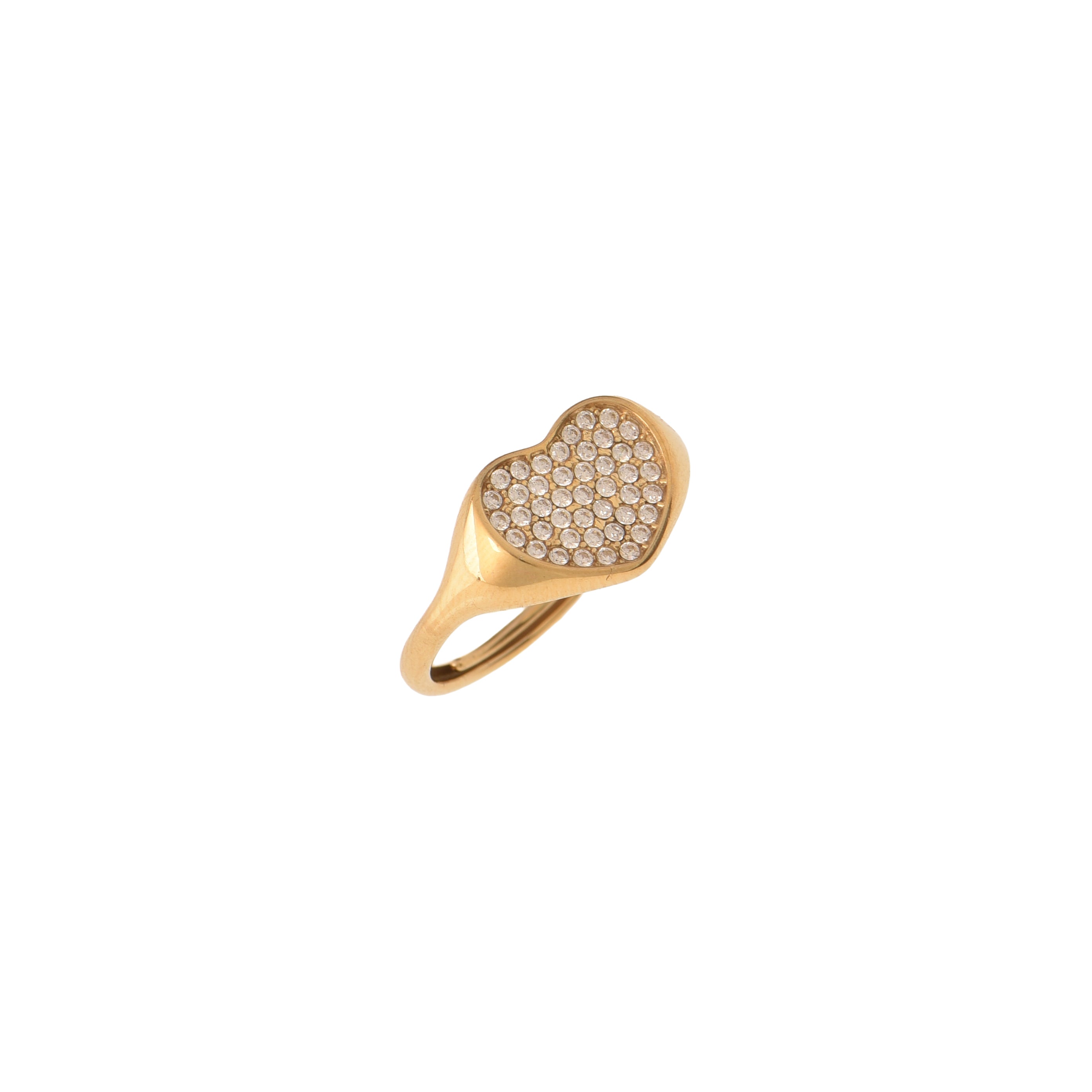 Anello con cuore dorato - Anello Gold Heart Chevalier