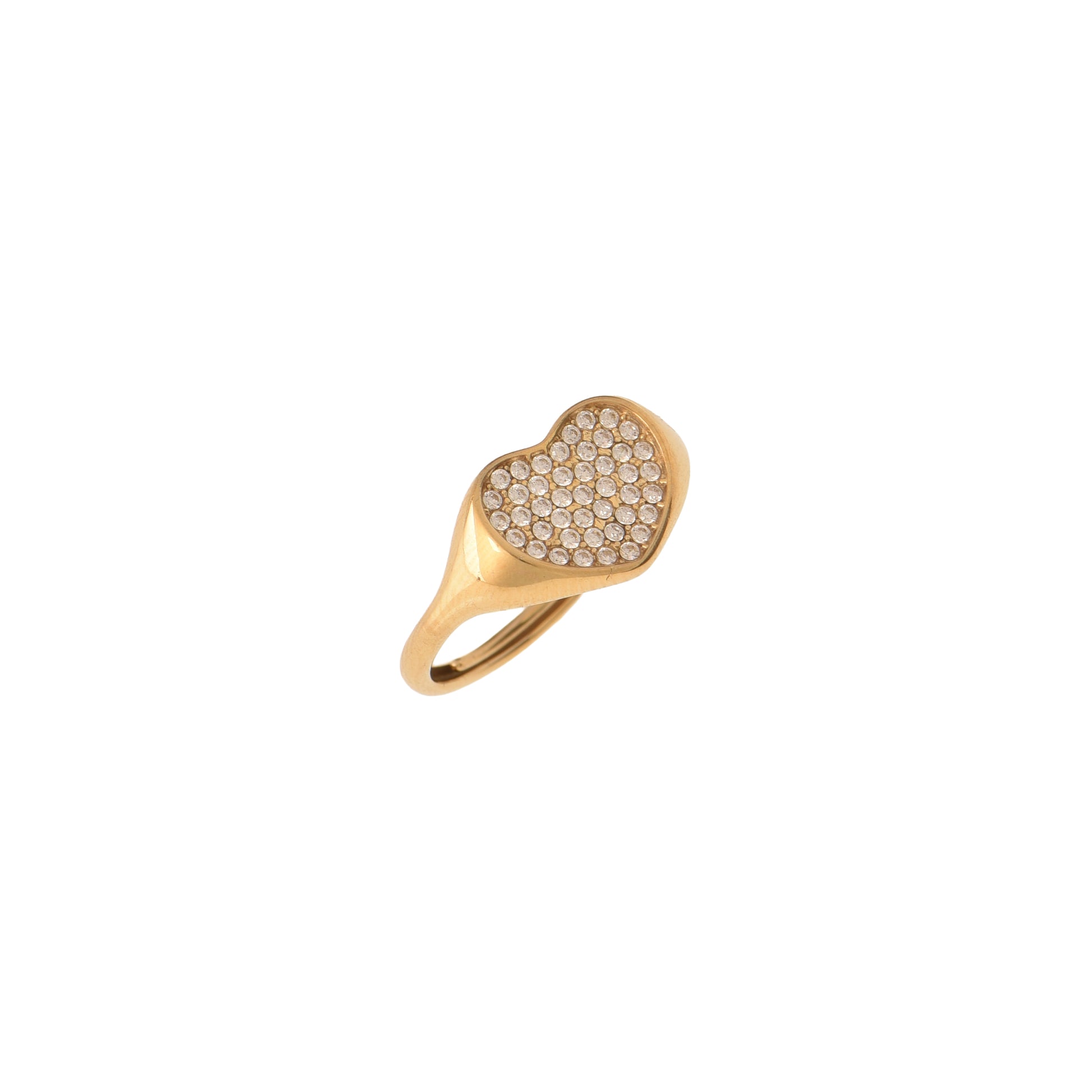 Anello con cuore dorato - Anello Gold Heart Chevalier
