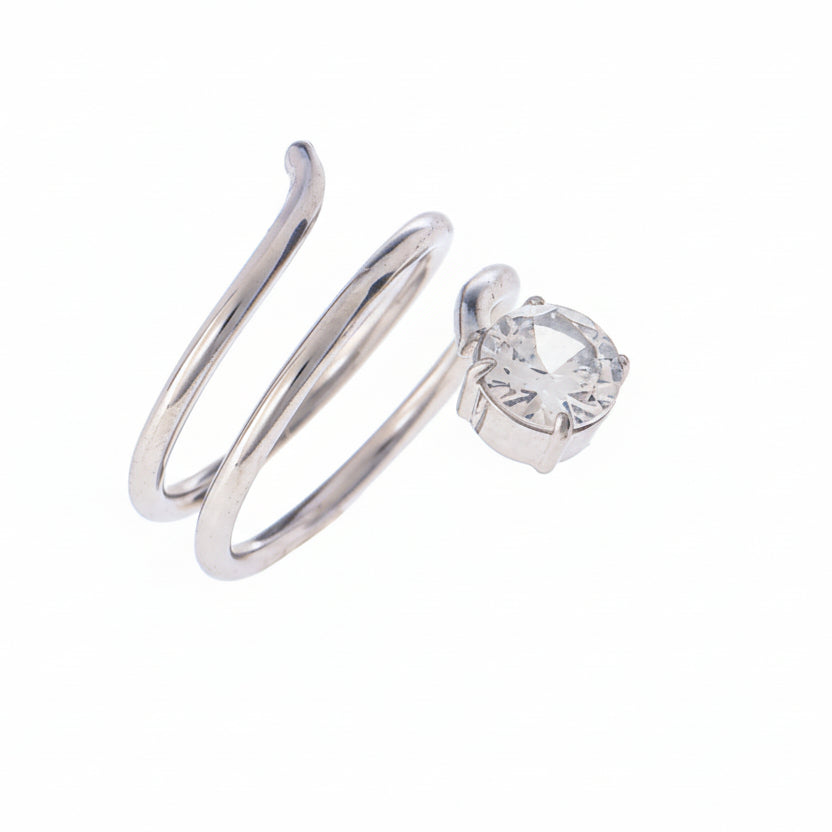 Anello con zirconi - Anello Silver Zircon